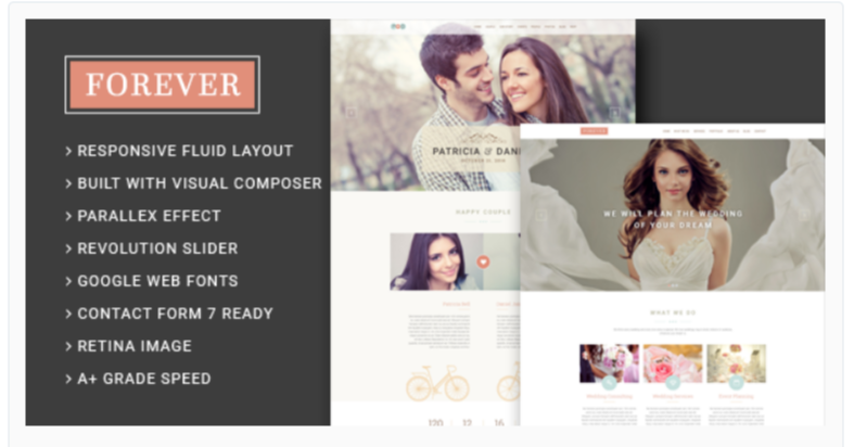 Forever- WordPress Wedding Themes