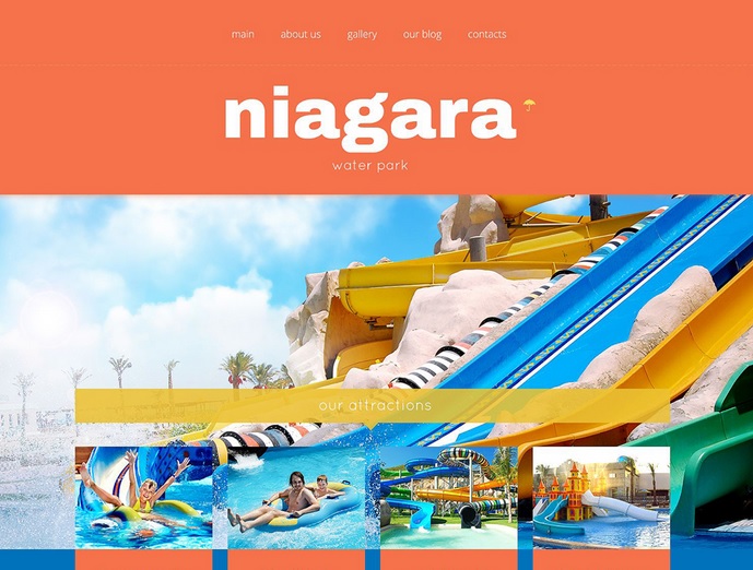 Fun Water Park WordPress Template