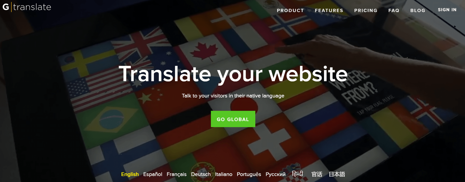 GTranslate - wordpress translation plugin