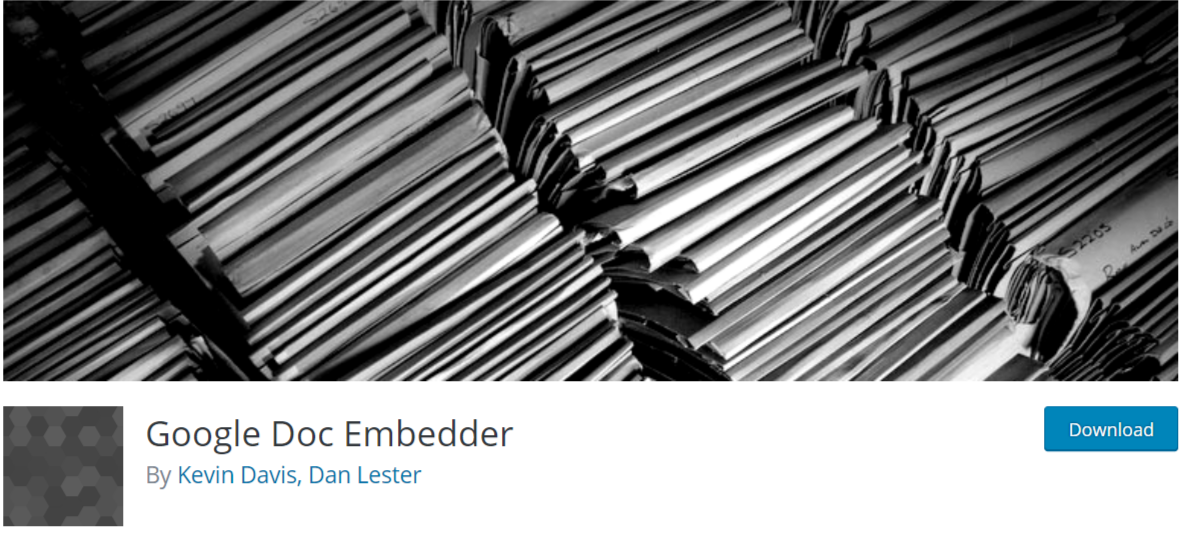 Google Doc Embedder — WordPress PDF Viewer Plugins