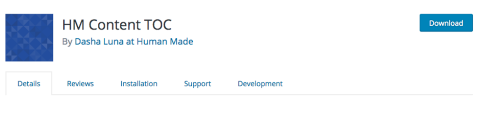 HM Content- Table of Contents WordPress Plugins 