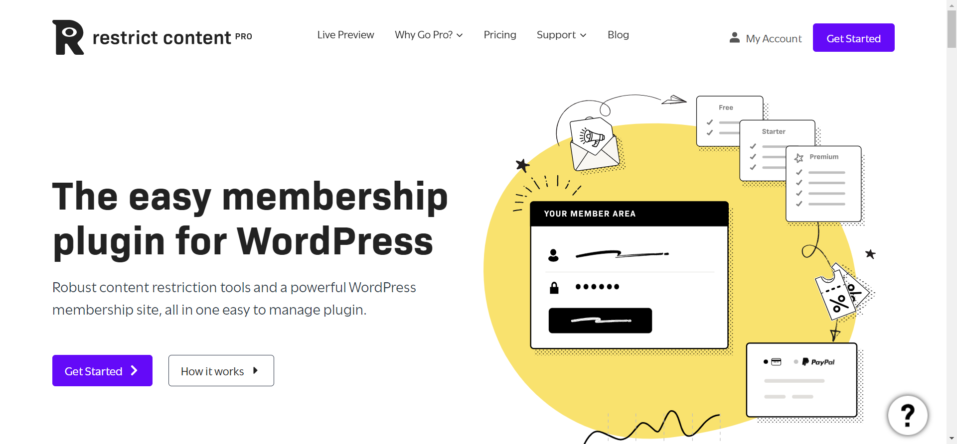 Membership Plugin - Restrict Content Pro Review