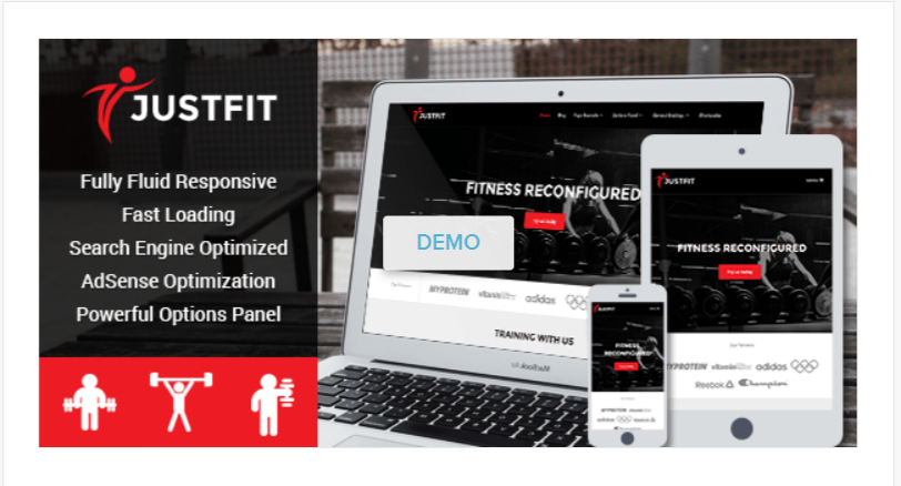 JustFit - WordPress Blog Themes