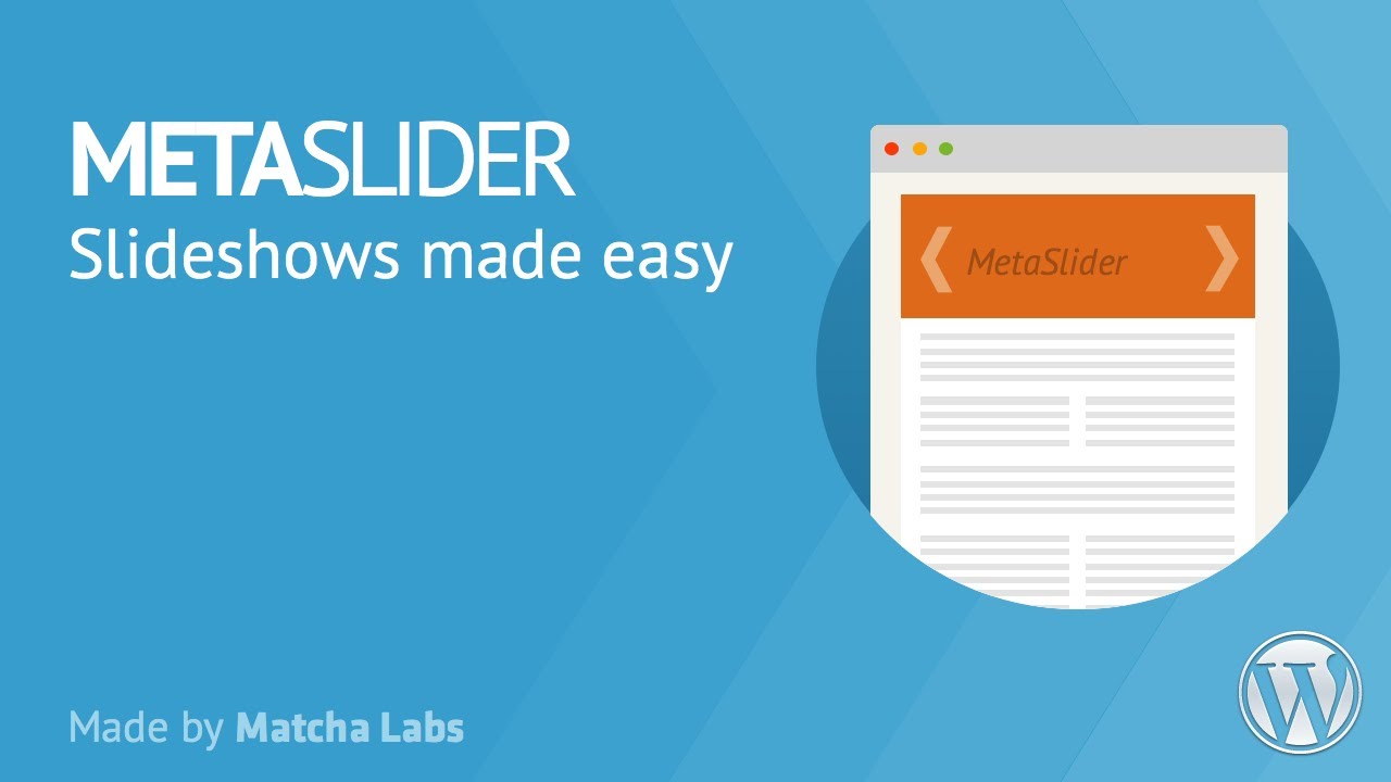 Meta Slider Installation Tutorial plugin