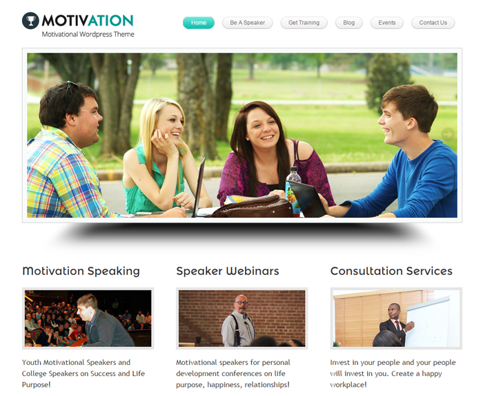 Motivation WordPress Theme