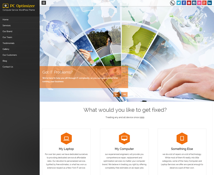 PC Optimizer WordPress Theme