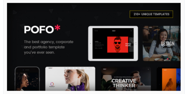 Pofo- WordPress Business Themes