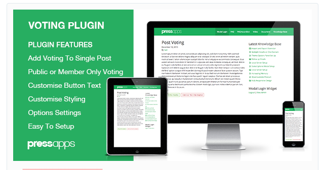 Post Voting WordPress Plugin