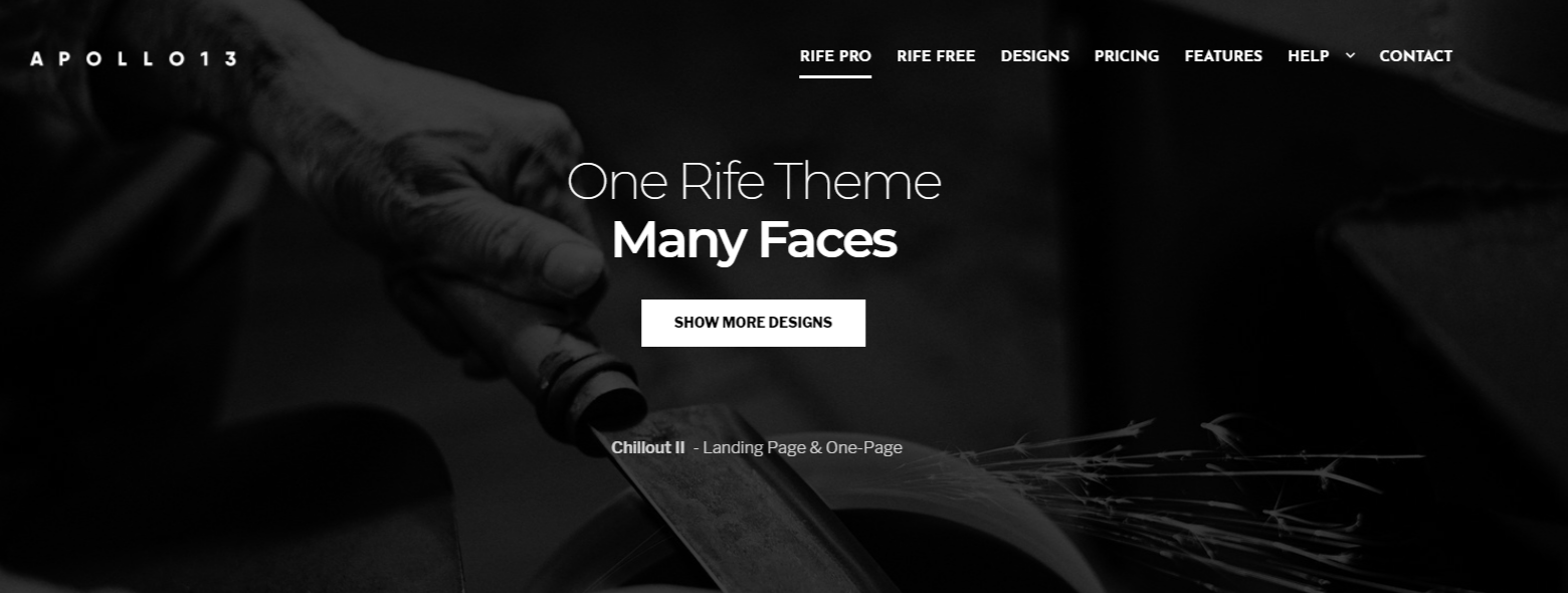 Rife- Photography WordPress Themes