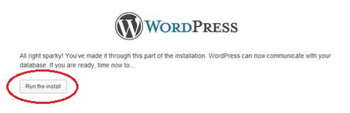 RunWordPressInstall