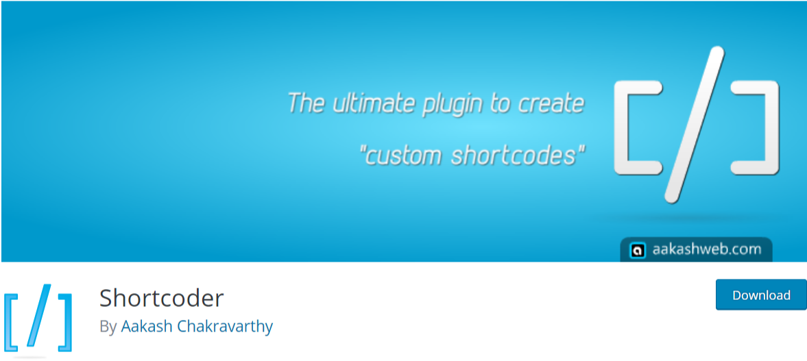 Shortcoder — WordPress Shortcodes Plugins