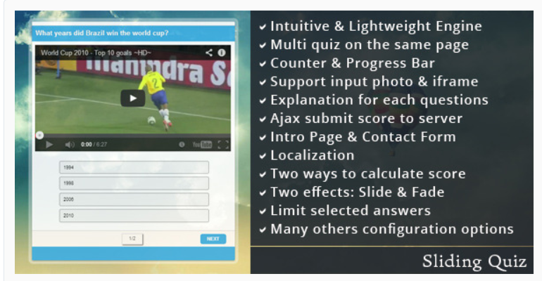 Sliding Quiz- WordPress SEO Plugins