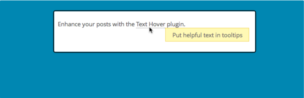 Text Hover — Typography WordPress Plugins