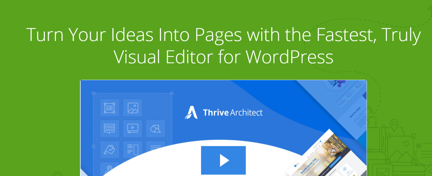 Thrive Architect - WordPress Page Builder Plugins