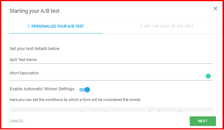 Thrive Optimize Review- Add New Variation