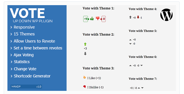 Vote Up Down WordPress Plugin