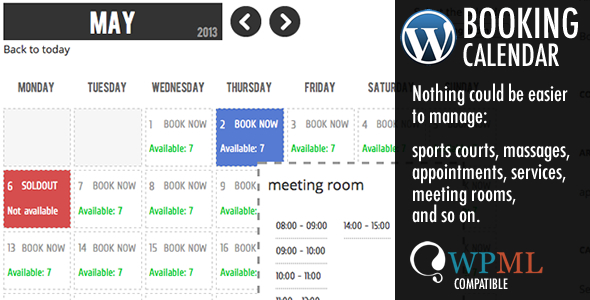 WP Booking Calendar by Wachipi