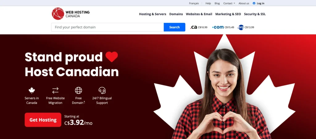 Web Hosting Canada