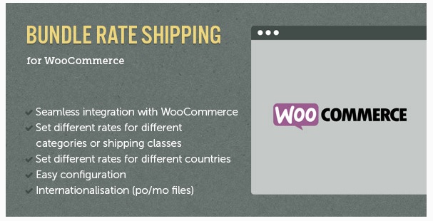 WooCommerce E-Commerce Bundle Rate Shipping