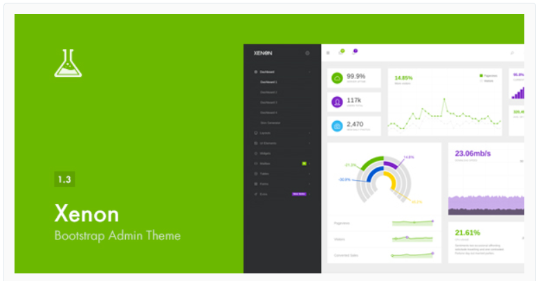 Xenon Bootstrap -WordPress Admin Themes