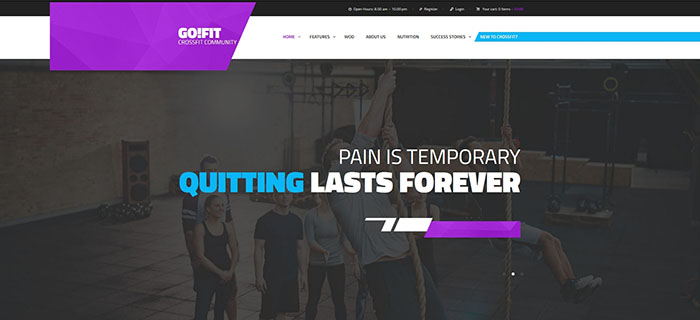 go-fit - Sports WordPress Themes 