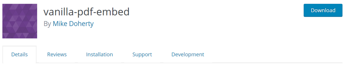 vanilla pdf embed — WordPress PDf Viewer Plugins