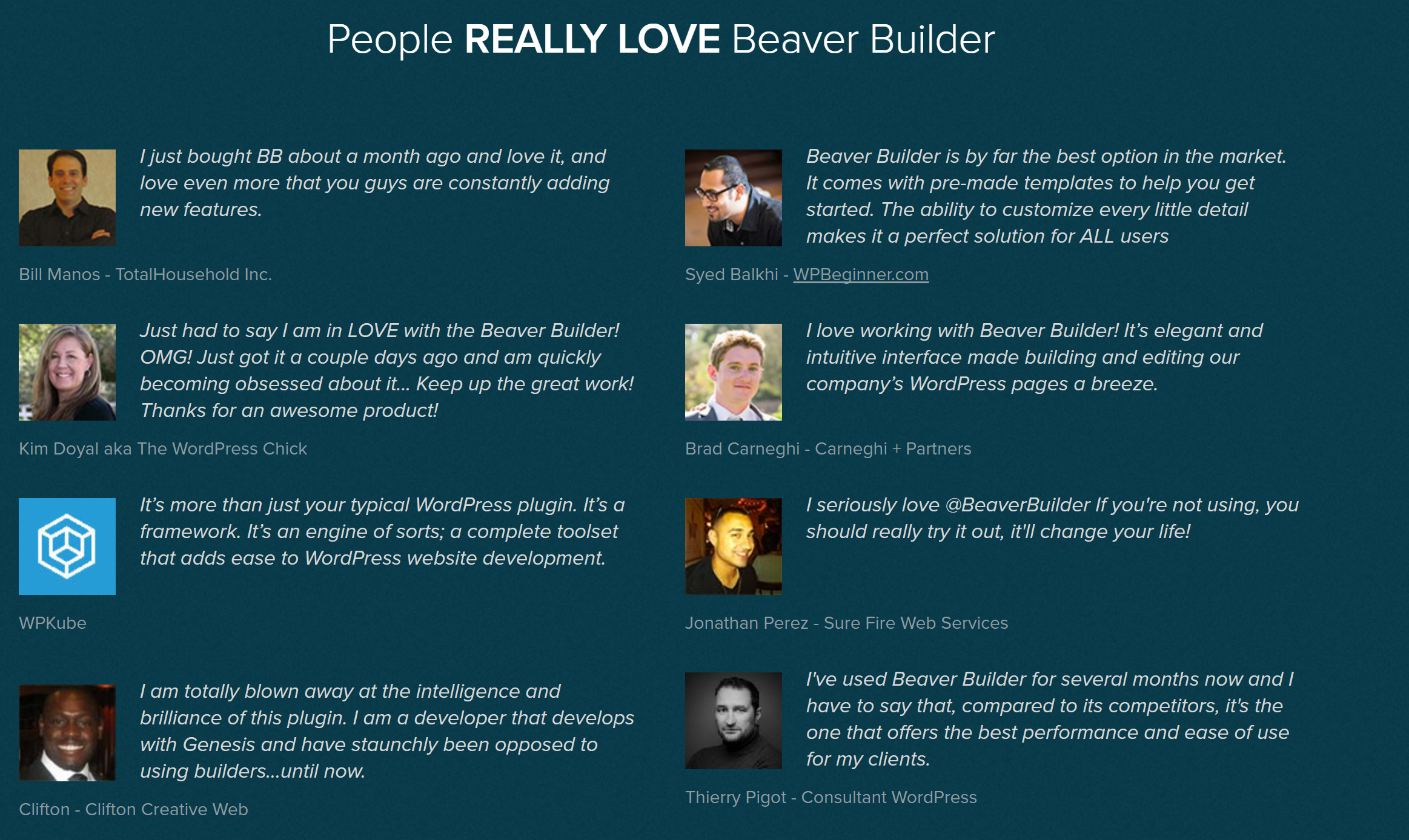 wpbeaverbuilder features