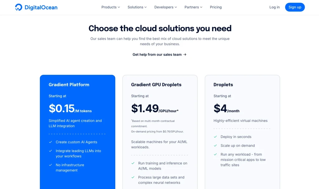 DigitalOcean Price Plans