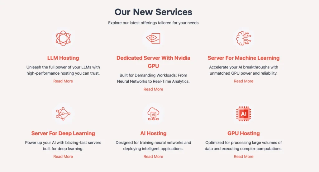 Services Offered by AlexHost Hosting Provider: