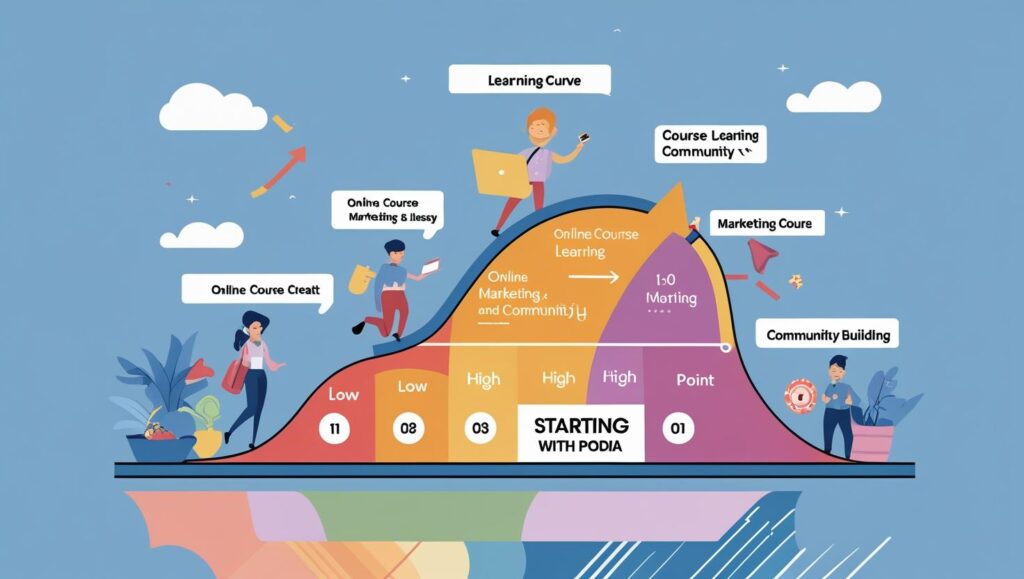 My Learning Curve and How I Started with Podia