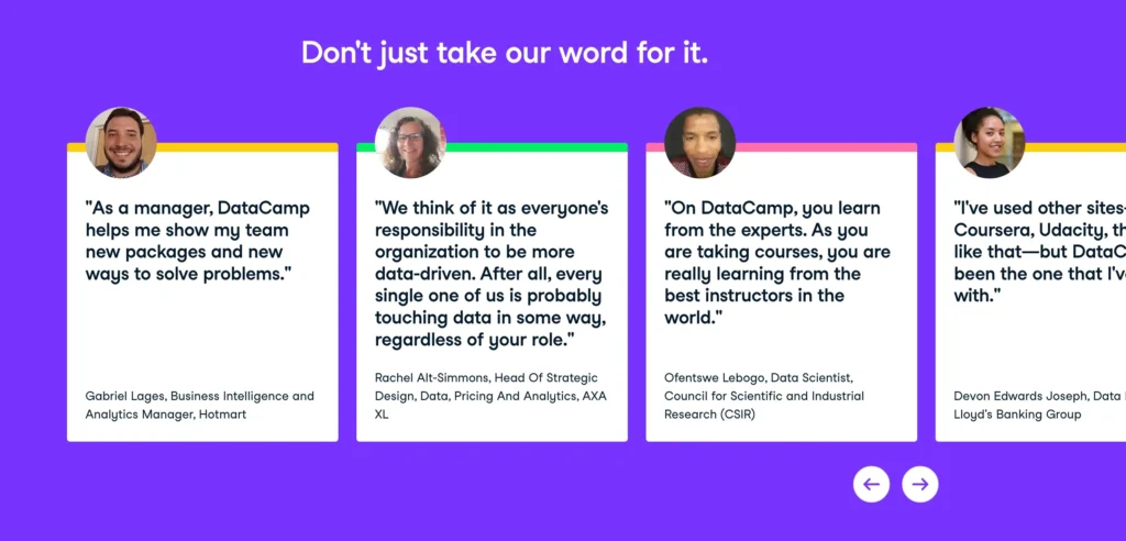 DataCamp - User Reviews