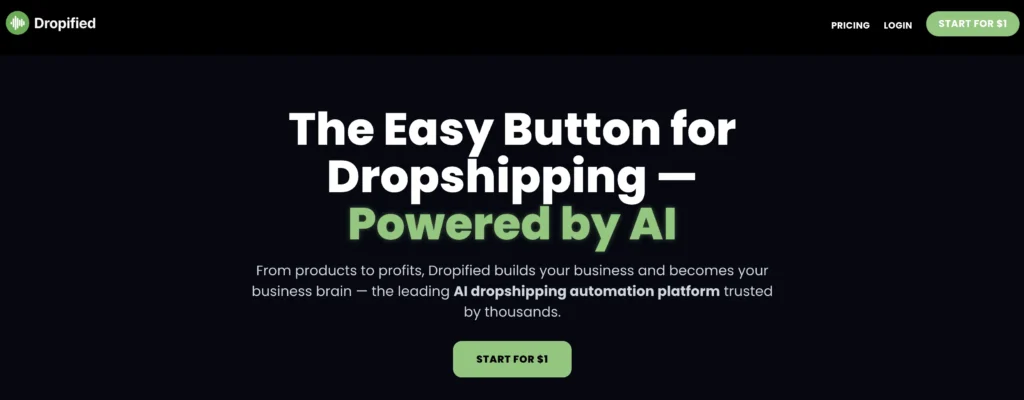 Dropified Free Trial 