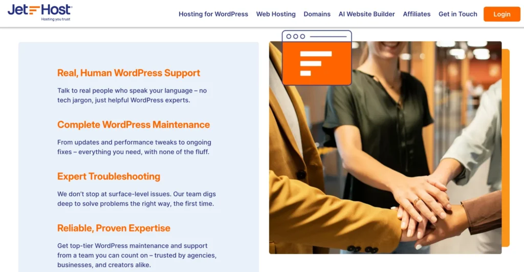 JetHost Total Care Plugin