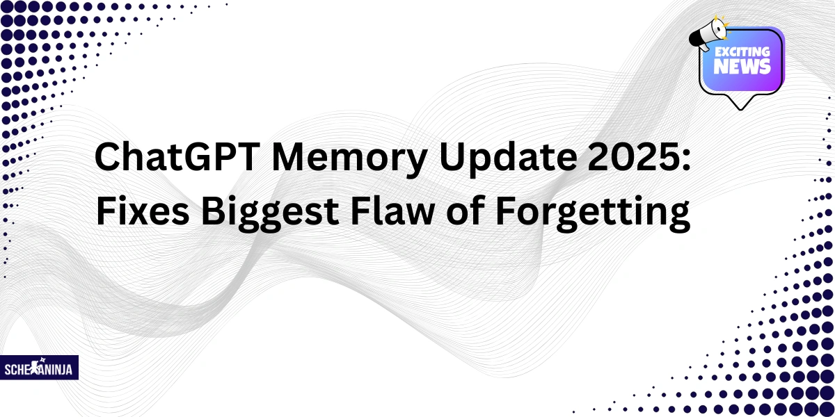 ChatGPT Memory Update