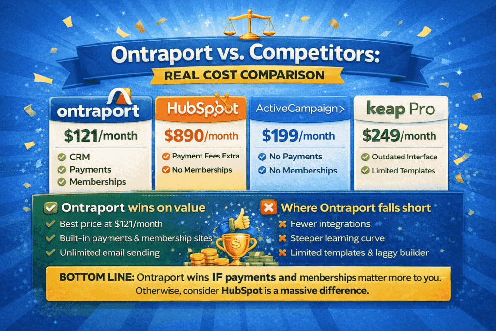 Ontraport vs Competitors