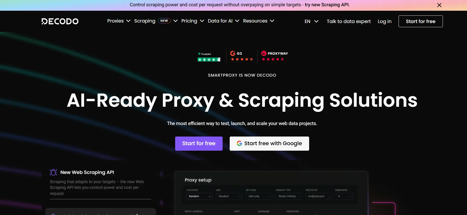 Decodo — Best for Multi-Market Brand Monitoring Agencies