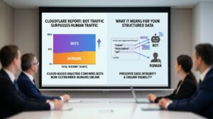 Cloudflare Just Confirmed Bots Already Outnumber Humans — What It Means for Your Structured Data