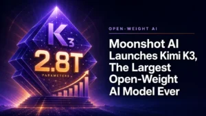 Moonshot AI Launches Kimi K3, The Largest Open-Weight AI Model Ever