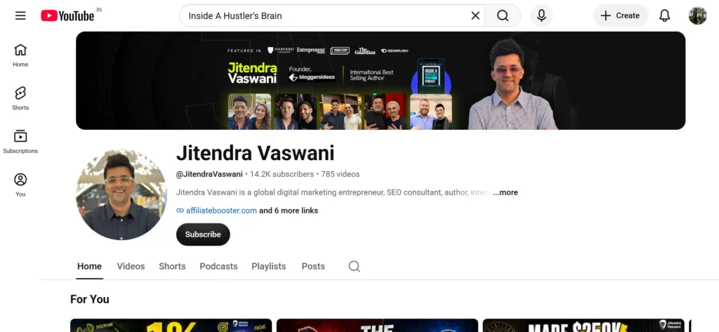 Inside A Hustler's Brain - Best SEO Podcasts