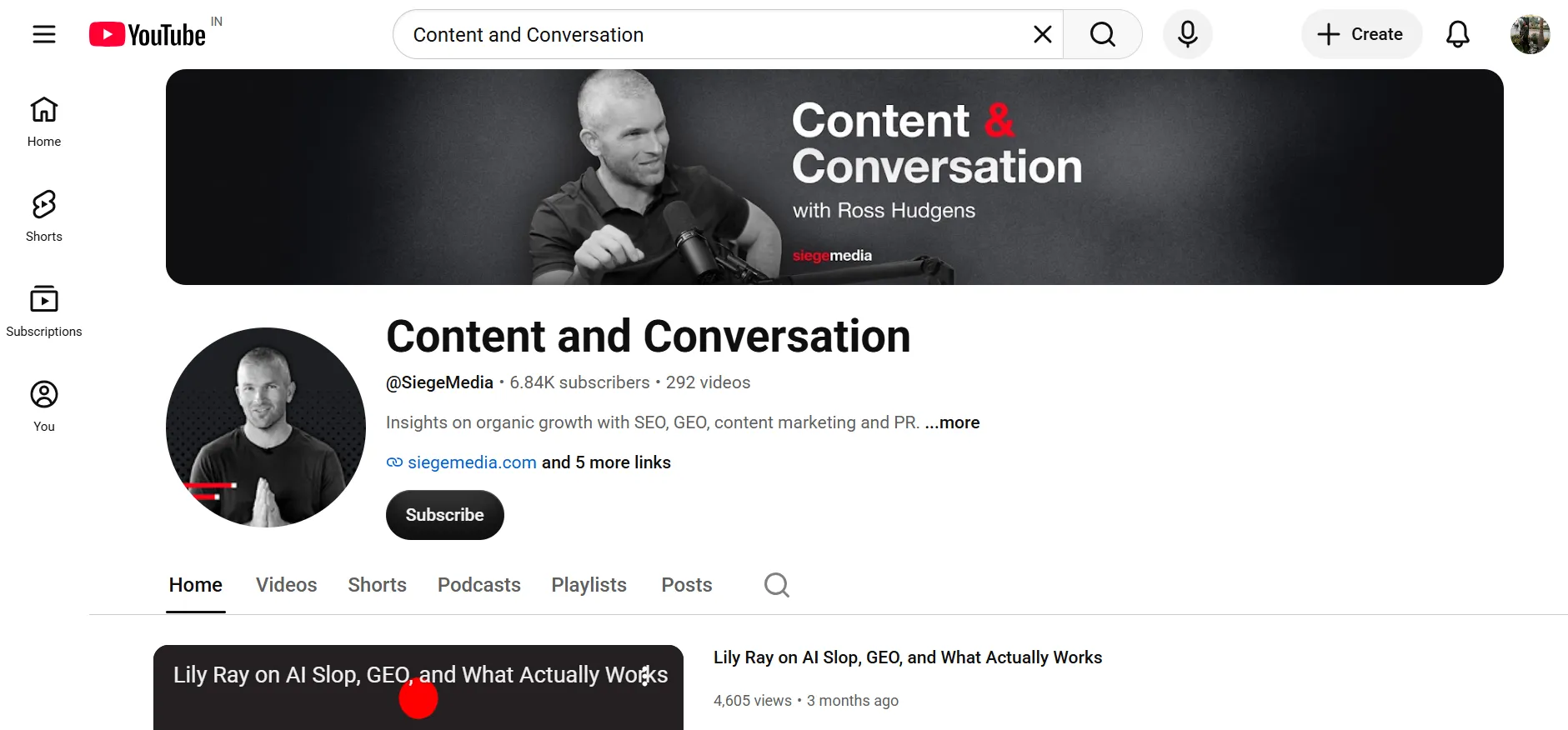 Content and Conversation