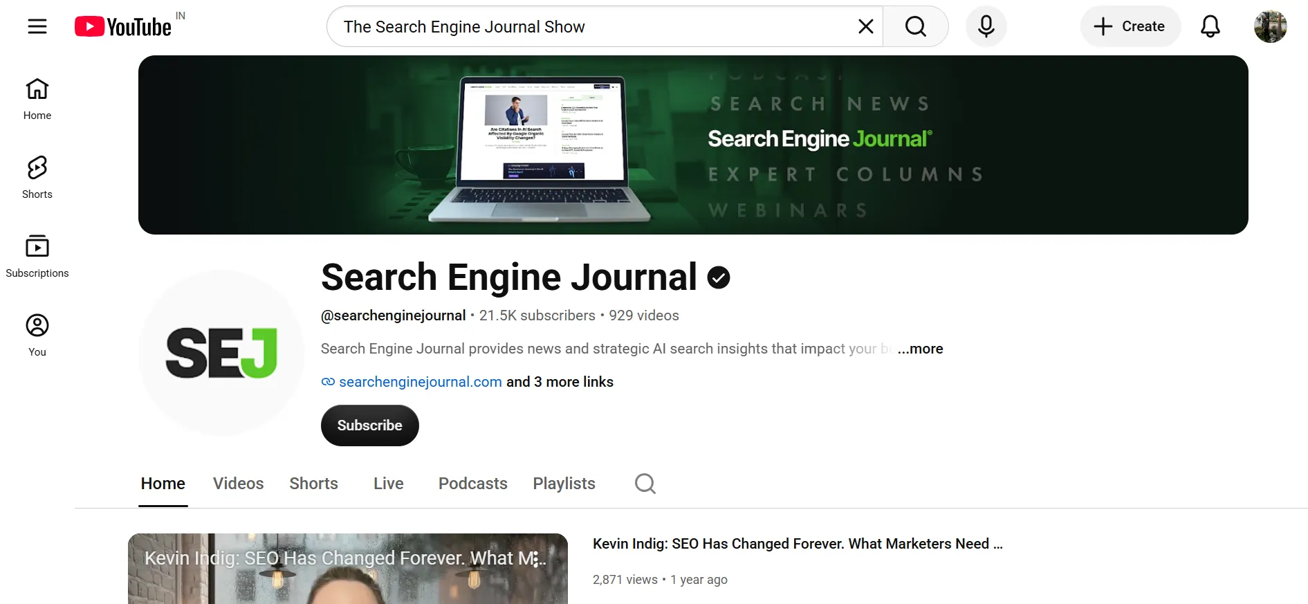 The Search Engine Journal Show