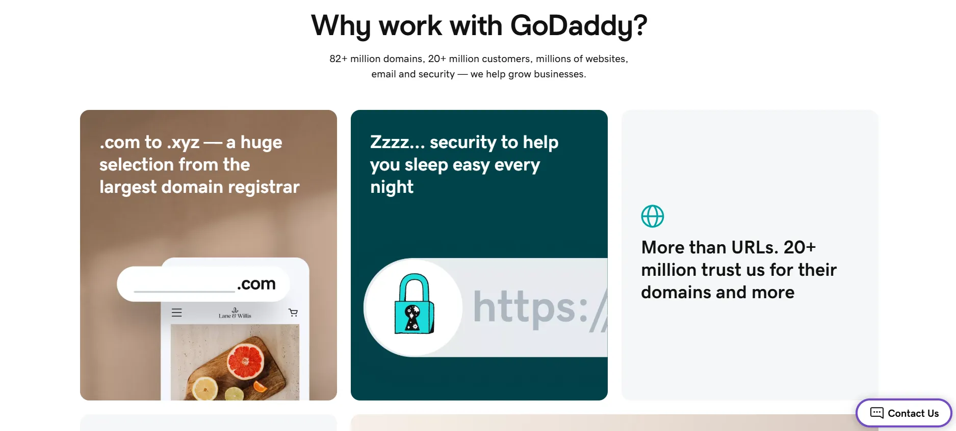 GoDaddy Features