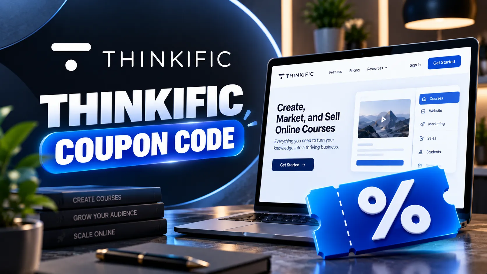 Thinkific Coupon Code October 2026: Get 25% Off Annual Plans